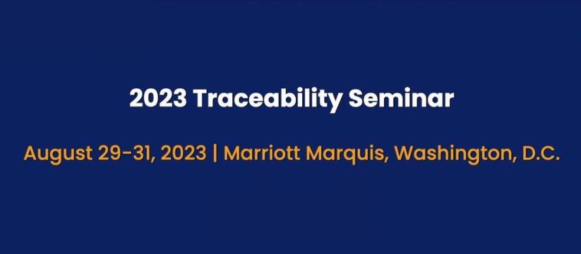 Traceability Seminar 2023  Washington DC, USA